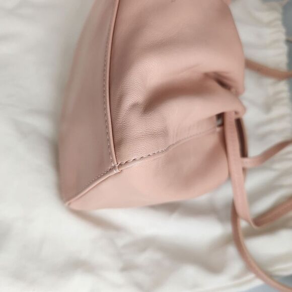 Mansur Gavriel Bloom Leather Mini Bag In Pale Pink - Picture 5 of 12